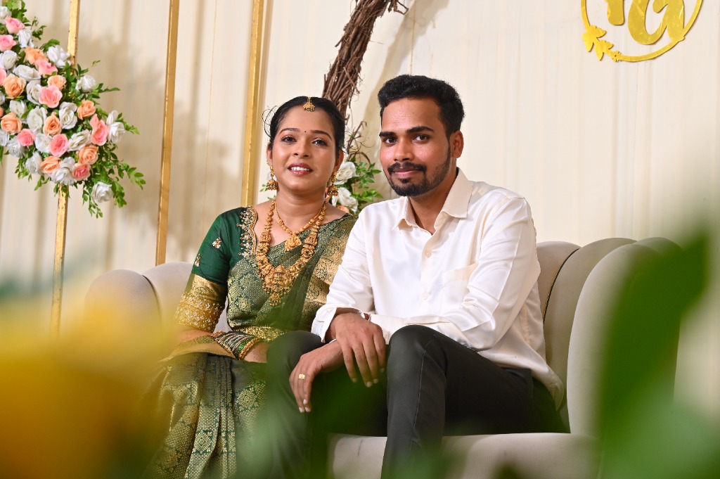 Smiling Together - Intimate Engagement Portrait